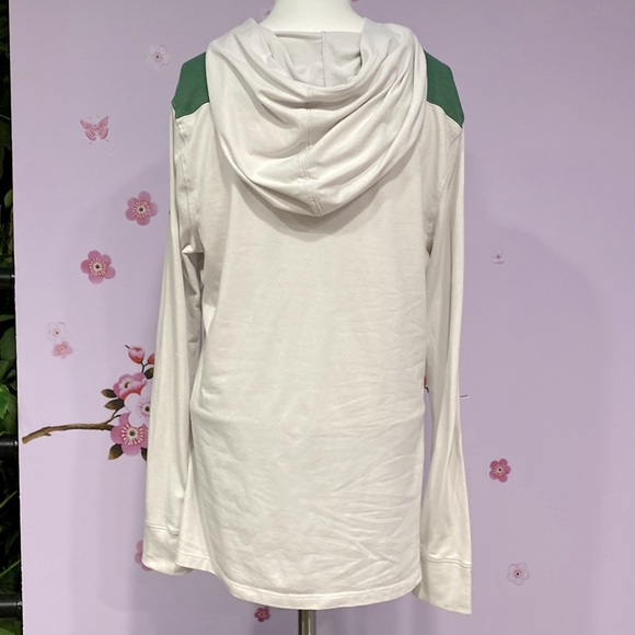 NFL NY Jets Combine Authentic Under Armour Hooded Off White Top Women's Size M ! - Picture 6 of 12